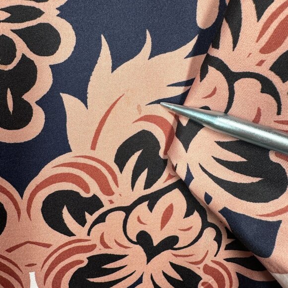 Tracy Negoshian Shift Dress Womens Size M Multicolor Pullover Floral 3/4 Sleeve - Picture 8 of 10